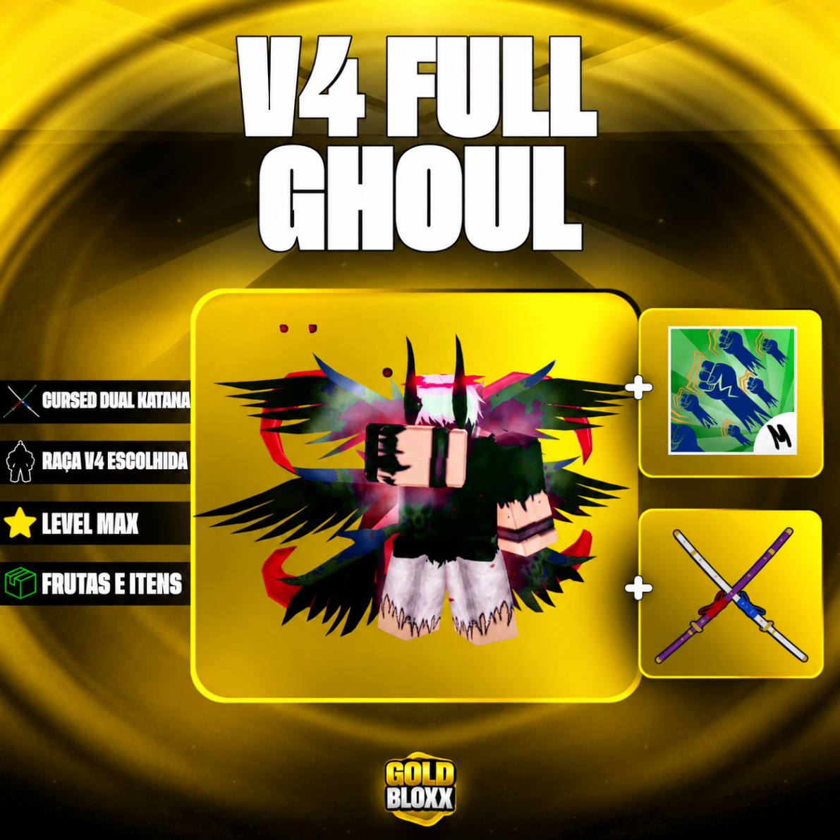 🧛 LEVEL MÁXIMO + GHOUL V4 FULL GEAR + CDK