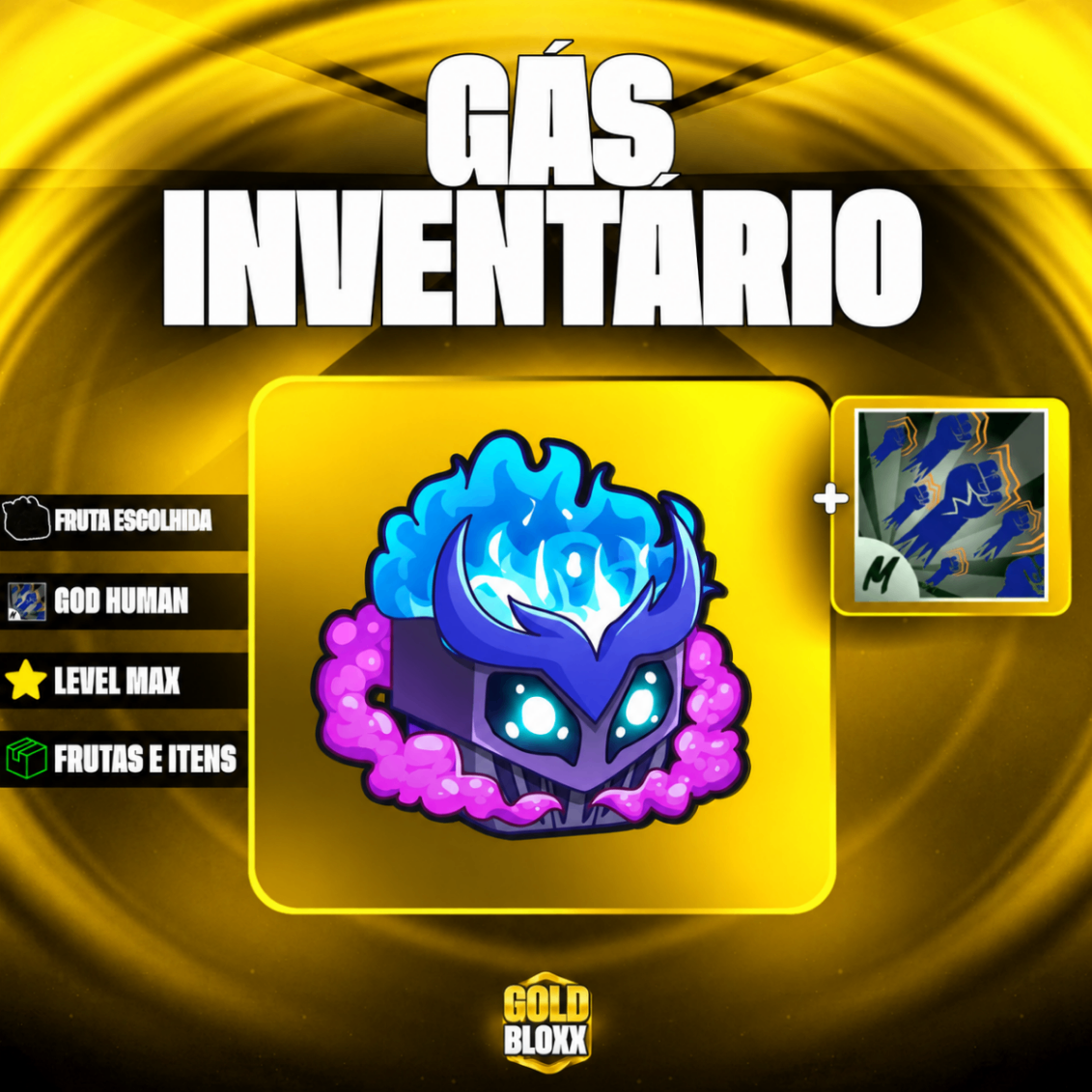 💨 LEVEL MÁXIMO + GÁS NO INVENTÁRIO
