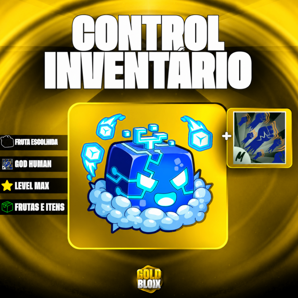 🎮 LEVEL MAXIMO + CONTROL NO INVENTÁRIO