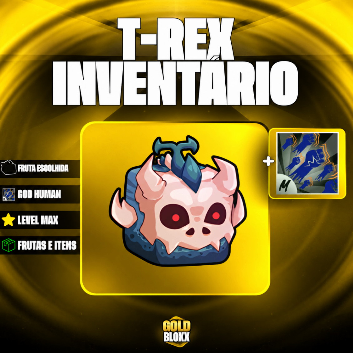 🦖 LEVEL MÁXIMO + T-REX NO INVENTÁRIO
