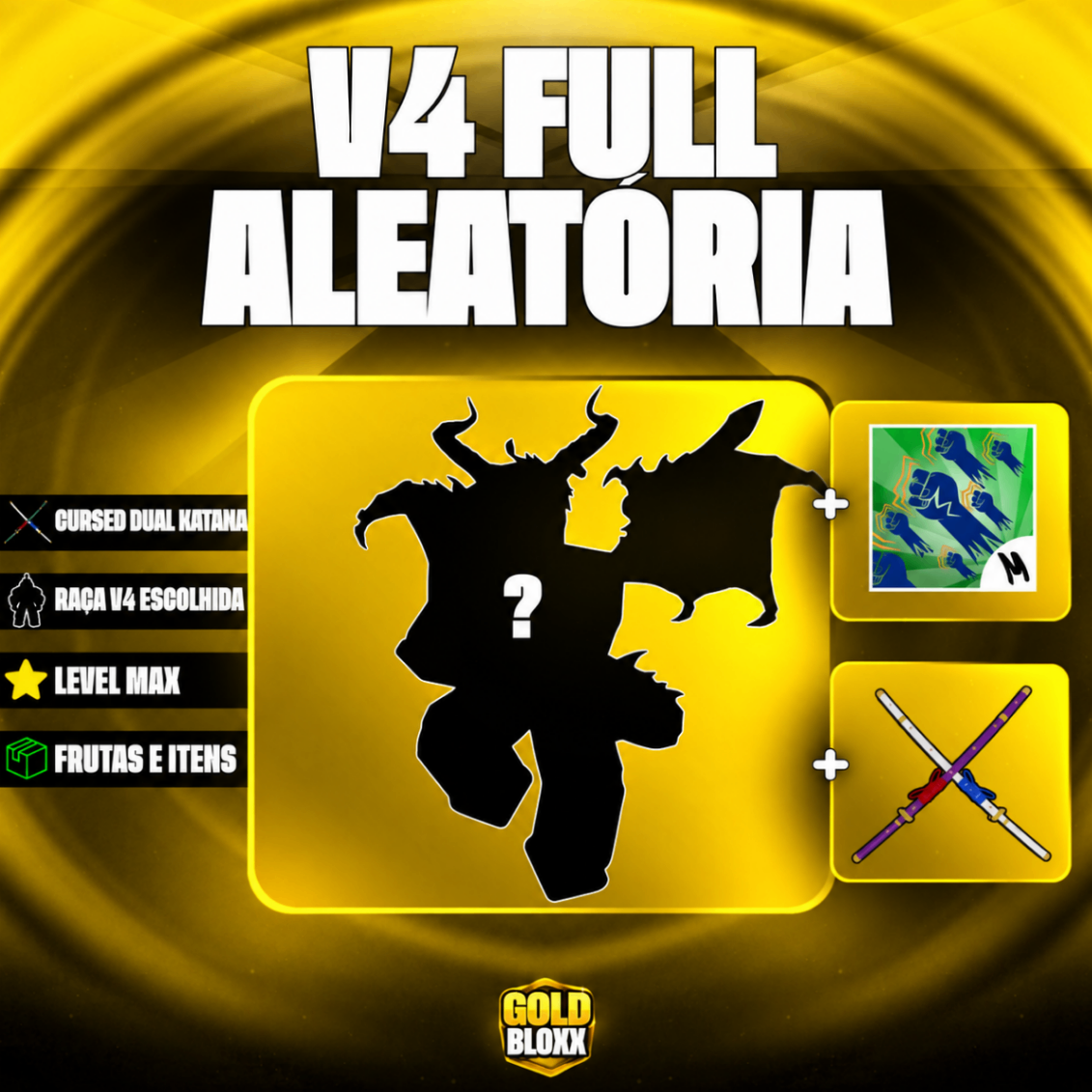 🎲 LEVEL MÁXIMO + RAÇA V4 FULL ALEATÓRIA + CDK