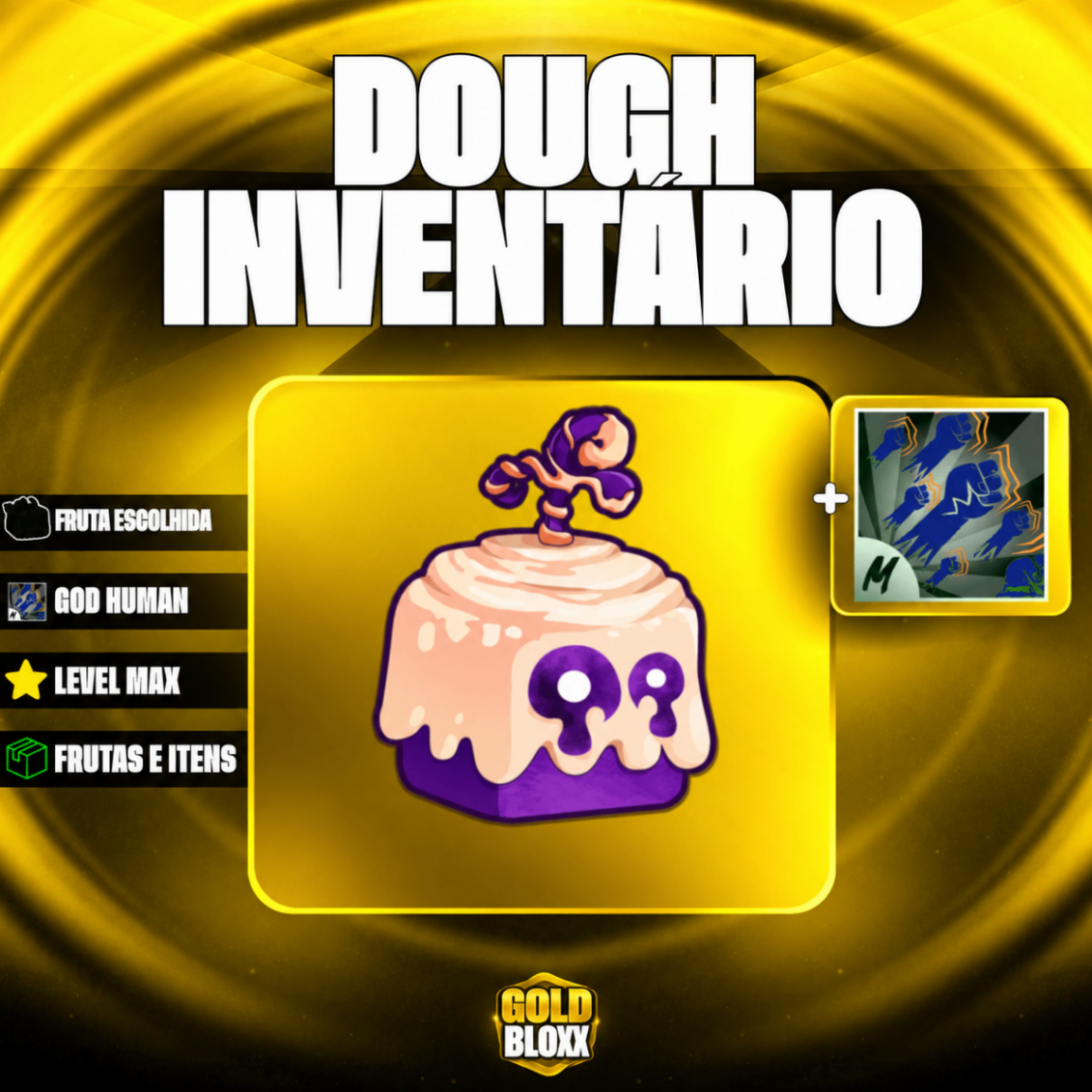 🍩 LEVEL MÁXIMO + DOUGH NO INVENTÁRIO