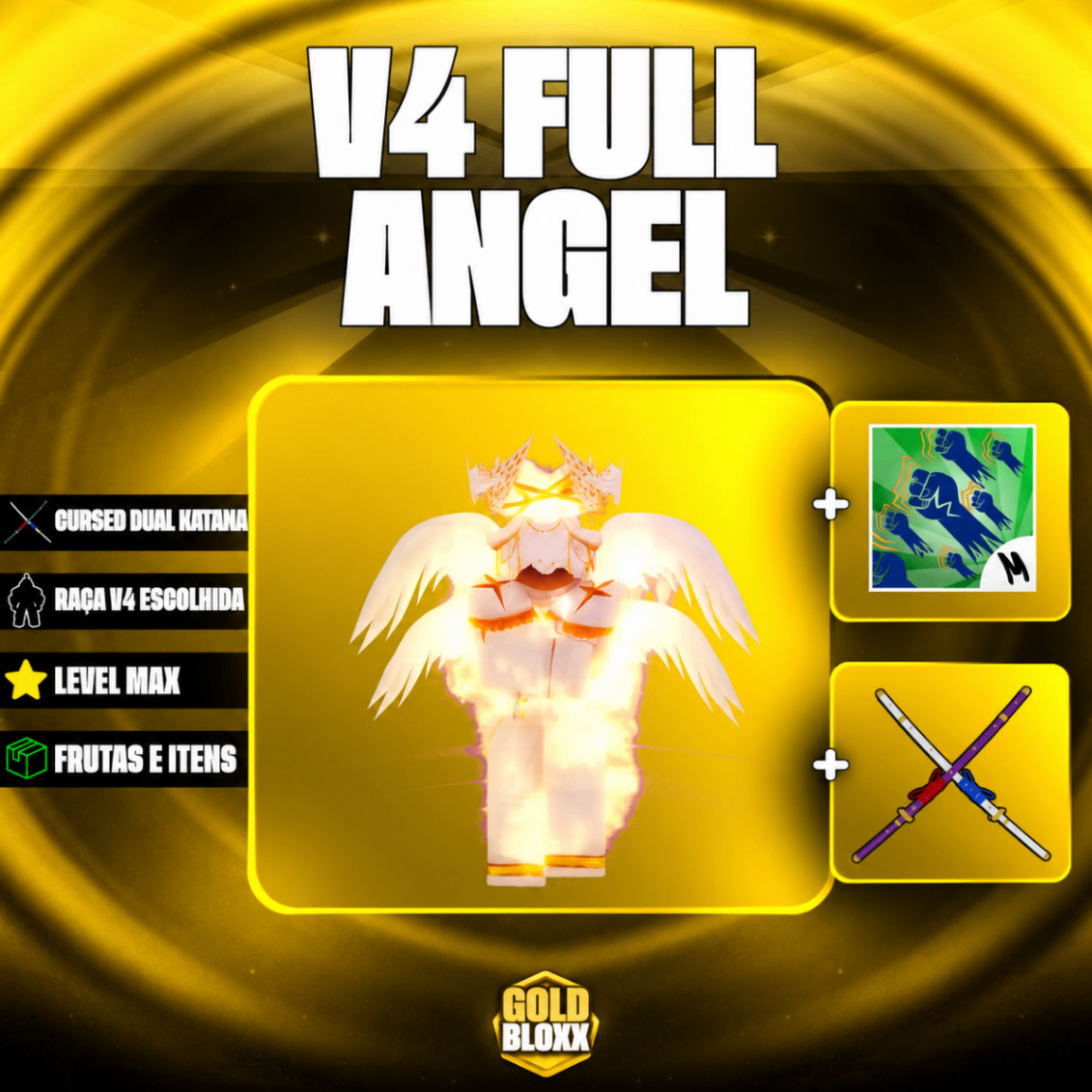 😇 LEVEL MÁXIMO + ANGEL V4 FULL GEAR + CDK