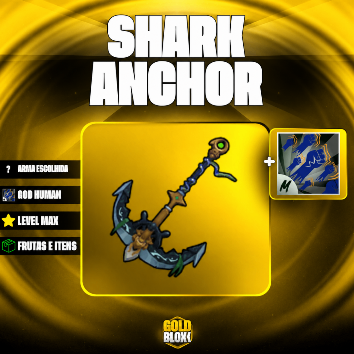 ⭐LVL 2800 + 🥊GHM + ⚓SHARK ANCOR
