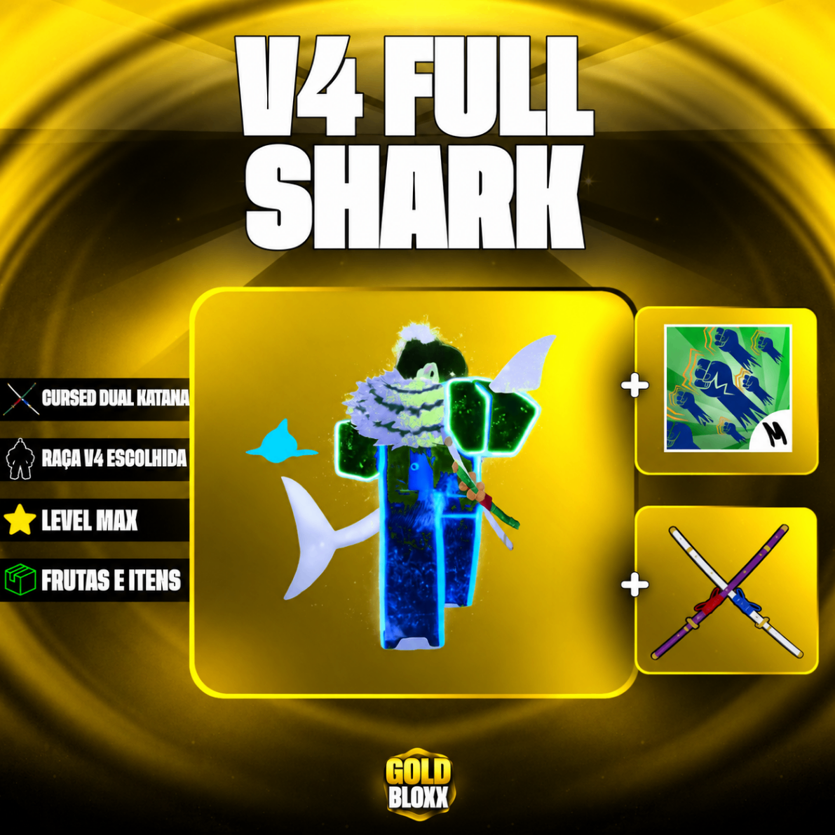 🦈 LEVEL MÁXIMO + SHARK V4 FULL GEAR + CDK