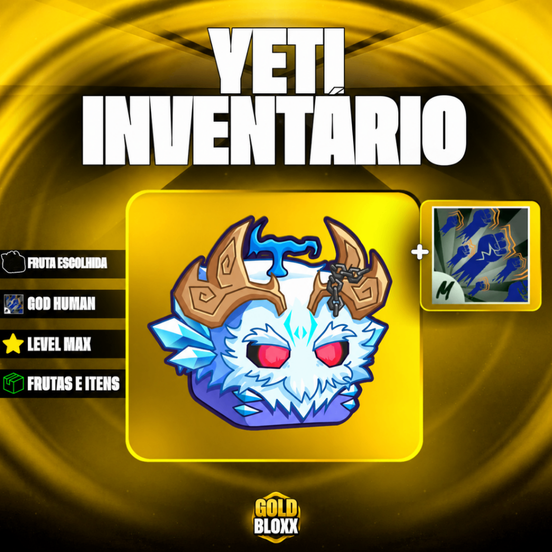 🦍 LEVEL MÁXIMO + YETI NO INVENTÁRIO