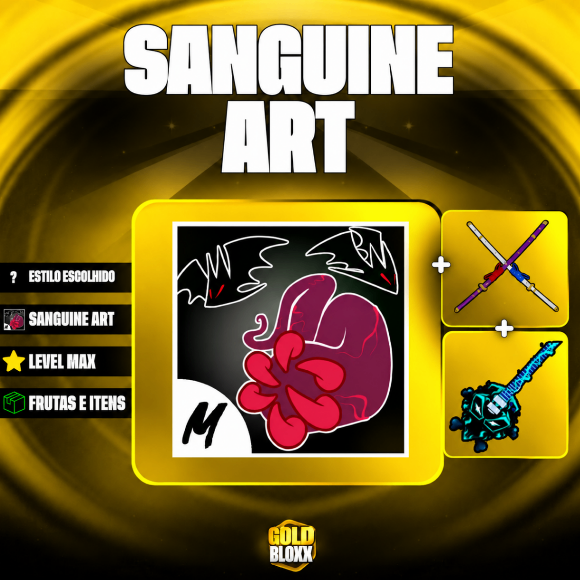 ⭐🩸⚔️🎸 LEVEL MÁXIMO + SANGUINE ART + CDK + SG